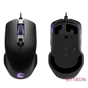 Mouse EVGA X12 Gaming egér - RGB - Fekete