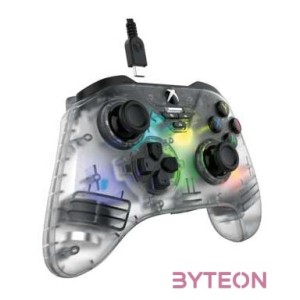 GP Snakebyte XS GamePad RGB X - vezetékes kontroller - átlátszó