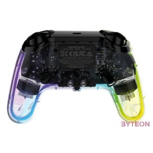 GP Snakebyte PS4 GamePad RGB 4 - vezeték nélküli kontroller - átlátszó
