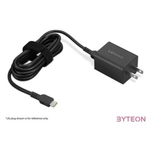 Lenovo GaN Nano 65W Adapter - G0A6GN65EU - Black