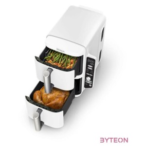 SMH Ninja 9,5L Emeletes Dual Zone forrólevegős sütő - SL400EUWH - Fehér