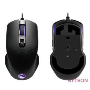 Mouse EVGA X12 Gaming egér - RGB - Fekete