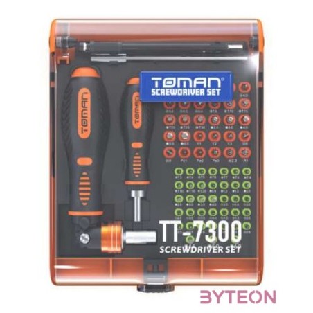 KEZ TT-7300 73 db-os Professzionális Bitkészlet