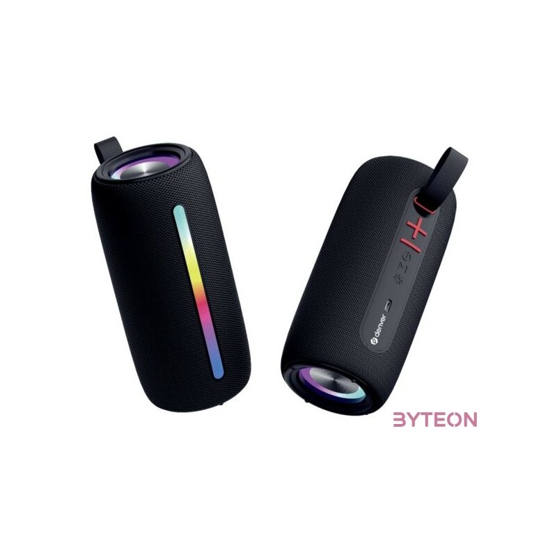 SPK Denver BTL-360B Bluetooth hangszóró beépített LED világítással