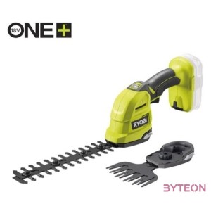 Ryobi 18V One Plus szegélyvágó és bokorformázó, akkumulátor és töltő nélkül - RY18GSA-0