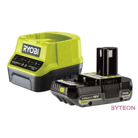 Ryobi 1x 18V One Plus (2,0 Ah) Lithium akkumulátor és töltő szett - RC18120-120C