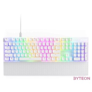 BILL NZXT Function 2 billentyűzet - fehér - UK layout - KB-001NW-UK