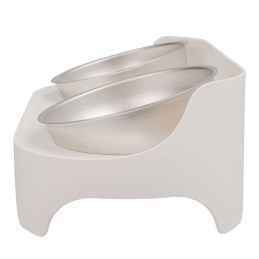 Bowls for dogs and cats Paw In Hand (White)