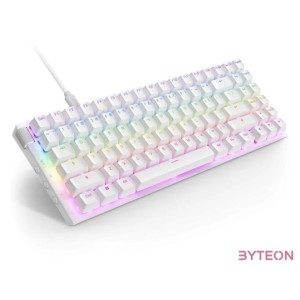 BILL NZXT Function 2 MiniTKL billentyűzet - fehér - UK layout - KB-002NW-UK