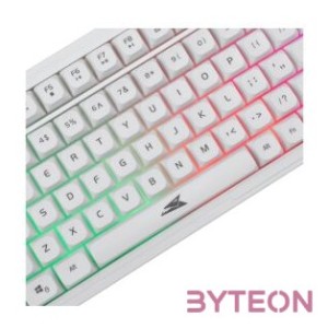 BILL Baracuda BGC-011W ORCA - Billentyűzet, egér gamer csomag - Fehér - US