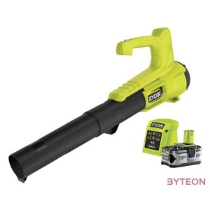 Ryobi 18V One Plus nagyteljesitményű lombfúvó, 1x 4,0Ah akkumulátor, töltő - RY18BLA-140