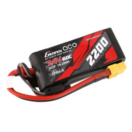 GensAce G-Tech LiPo akkumulátor 2200mAh 7.4V 60C 2S1P XT60