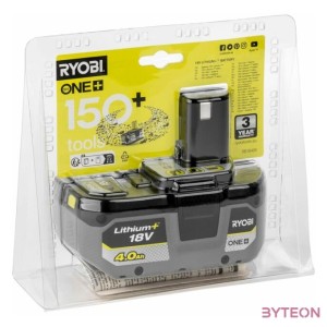 Ryobi 1x 18V One Plus (4,0 Ah) Lithium akkumulátor - RB1840X