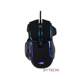 MOU Baracuda BGM-071B PIRANHA Vezetékes gamer egér - Fekete