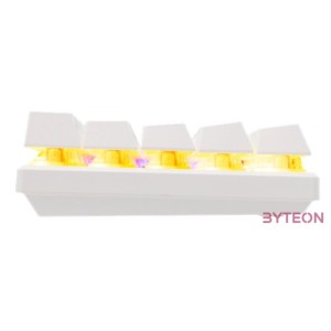 BILL Baracuda BGK-03211W,R-US DOLPHIN-W - Mechanikus gamer billentyűzet piros kapcsolóval - Fehér - US