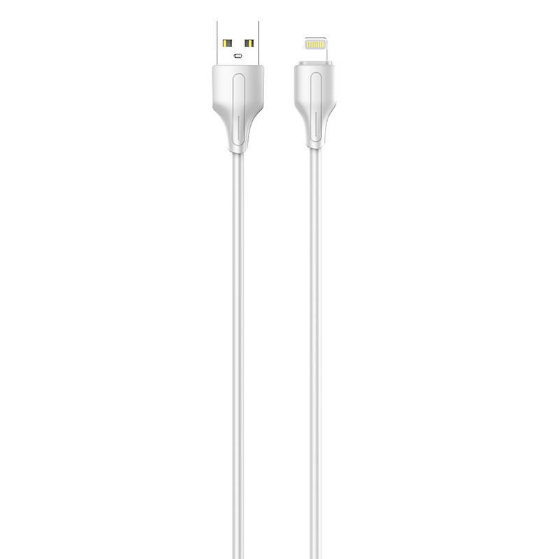 USB to Lightning cable LDNIO LS543, 2.1A, 1m (white)