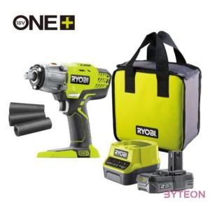 Ryobi 18V One Plus három sebességes 1,2 ütvecsavarozó, 1x 2,0Ah akkumulátor, töltő - R18IW3-120S