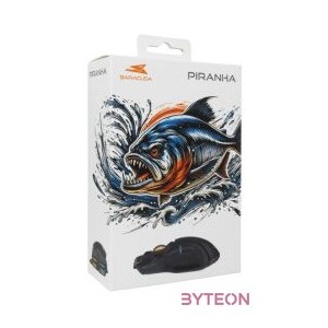 MOU Baracuda BGM-071B PIRANHA Vezetékes gamer egér - Fekete