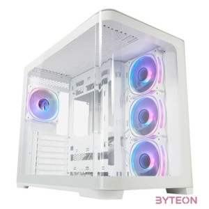 HÁZ LC Power - LC-8001W-ON hangszigetelt ATX ház