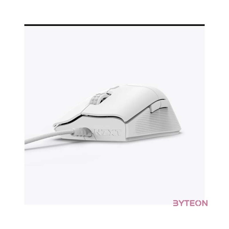 MOU NZXT Lift 2 Ergo - Vezetékes egér - Fehér - MS-001NW-02