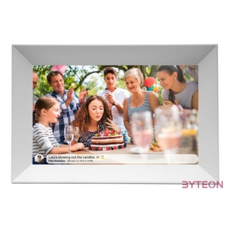 FRM Denver PFF-1063WMK2 10,1 Smart photoframe with FRAMEO software - Fehér
