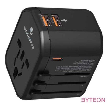 CHG Volkano Worldwide Series utazó töltőadapter PD 20W  QC