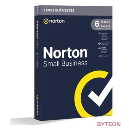 SW Norton Small Business 2.0 - 21463579 - 250GB HU 1 felhasználó, 6 eszköz , 1 év, dobozos