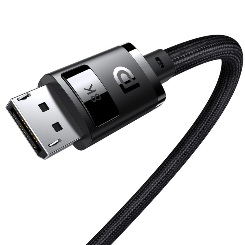 DP 8K to DP 8K cable Baseus High Definition 2m (black)