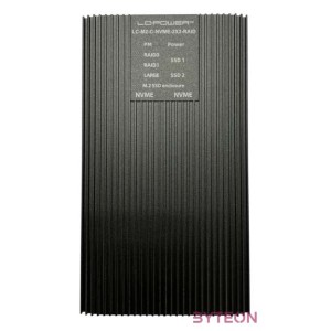 MBR LC Power Külső ház - USB 3.2 2x2 Type C - M.2 NVMe SSD - LC-M2-C-NVME-2X2-RAID