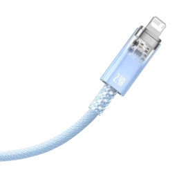 Fast Charging Cable Baseus Explorer USB to Lightning 2.4A 1M (blue)