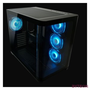 HÁZ LC Power - LC-8001B-ON hangszigetelt ATX ház