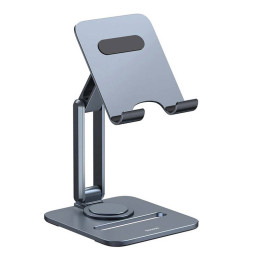 Desktop Biaxial Foldable Metal Stand Baseus (for Tablets) Space Grey