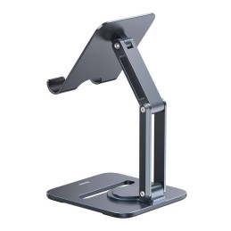 Desktop Biaxial Foldable Metal Stand Baseus (for Tablets) Space Grey