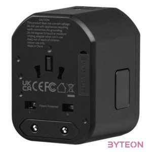 CHG Volkano Worldwide Series utazó töltőadapter PD 20W  QC