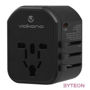 CHG Volkano Worldwide Series utazó töltőadapter PD 20W  QC