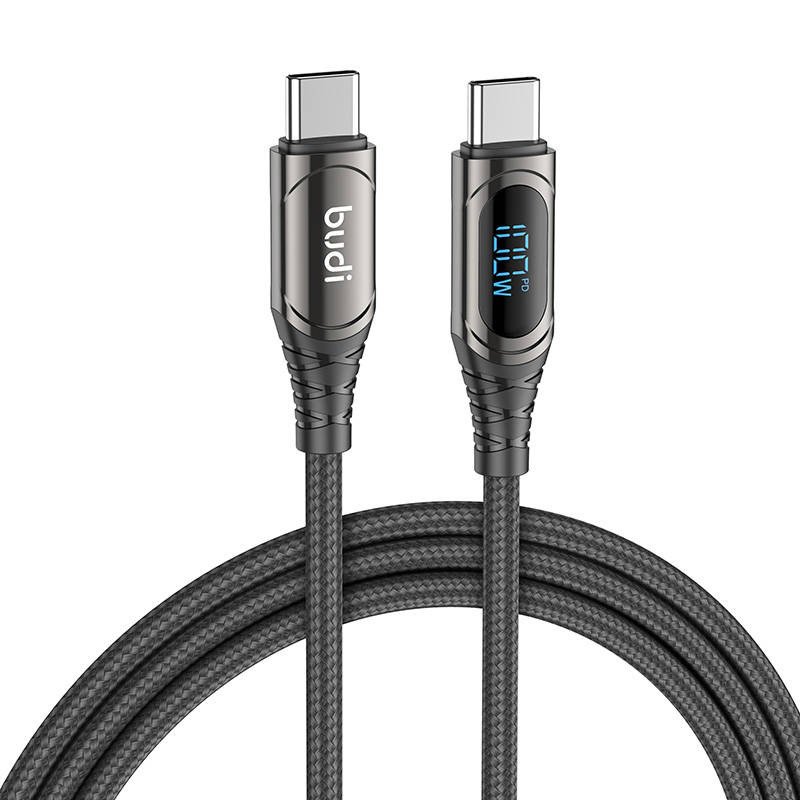 PD cable, Budi 100W 1.5m display (black)