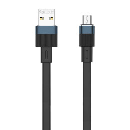 Cable USB-micro USB Remax Flushing, RC-C001, 1m (black)