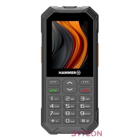 HAMMER 6 LTE 2,4 Dual SIM csepp-, por- és ütésálló mobiltelefon - fekete
