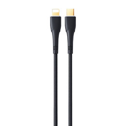 Cable USB-C do Lightning Remax Bosu, 1,2m, 20W (black)