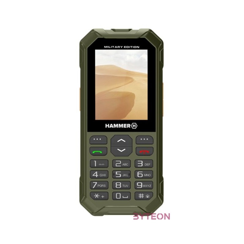 HAMMER 6 LTE Military Edition 2,4 Dual SIM csepp-, por- és ütésálló mobiltelefon - fekete