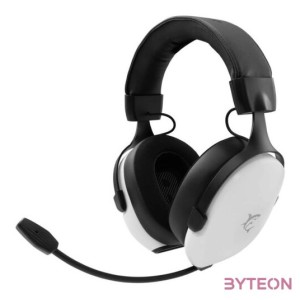 HDP White Shark GH-2445W FOX gamer fejhallgató mikrofonnal - fehér