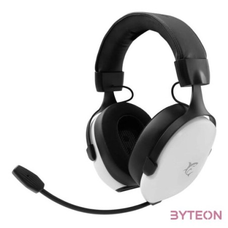 HDP White Shark GH-2445W FOX gamer fejhallgató mikrofonnal - fehér