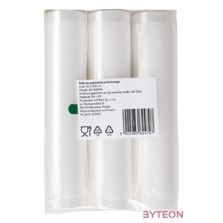 HKN Huslog Vákuumfólia 3 x 20 cm x 300 cm - AK-540134