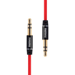 Mini jack 3.5mm AUX cable Remax RL-L100 1m (red)