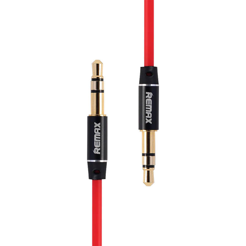 Mini jack 3.5mm AUX cable Remax RL-L100 1m (red)