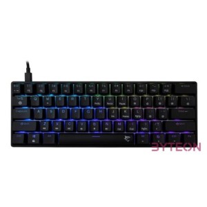 BILL White Shark GK-004121B,BL-US SHINOBI-2 vezetékes mechanikus gamer billentyűzet - fekete - US