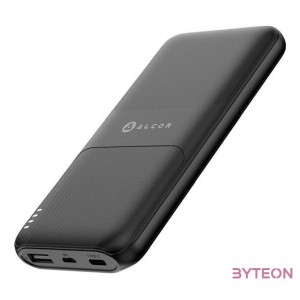 CHG Alcor Power bank SC10000AC vésztöltő , külső akkumulátor  fekete