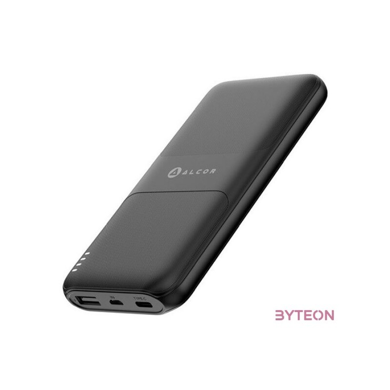 CHG Alcor Power bank SC10000AC vésztöltő , külső akkumulátor  fekete