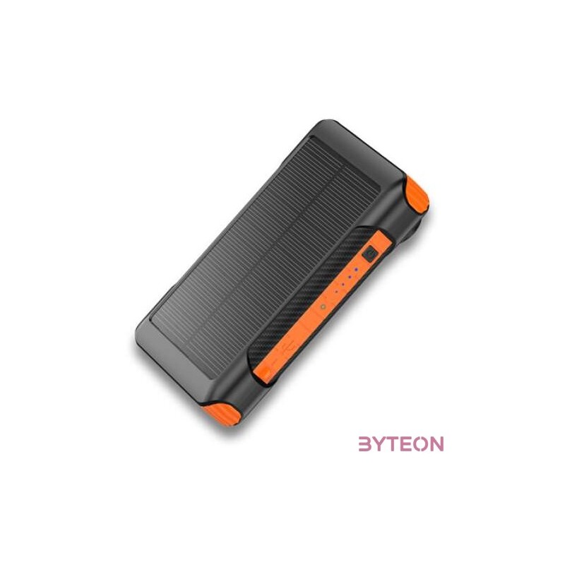 CHG Alcor SD10000 Solar & Dynamo vésztöltő beépített lámpával - narancssárga