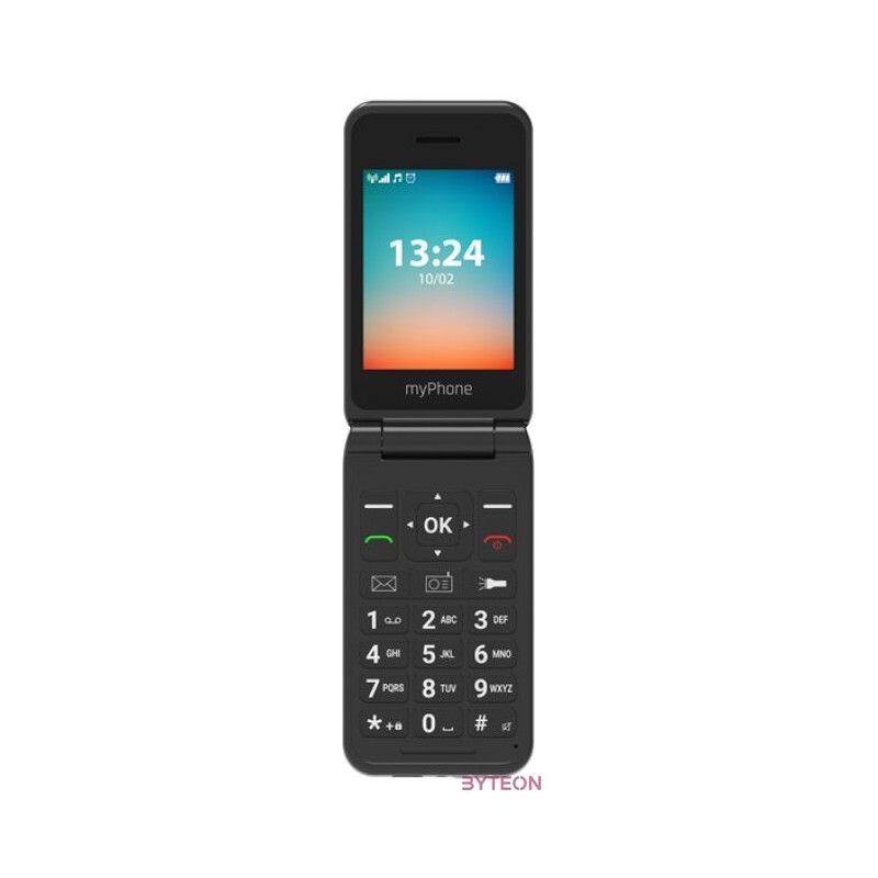 myPhone FLIP LTE 2,8 mobiltelefon - fekete
